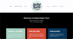 Desktop Screenshot of holleyrealtyteam.com