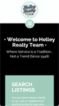 Mobile Screenshot of holleyrealtyteam.com